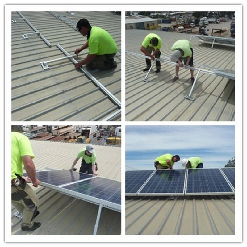 Photos for solar project installation