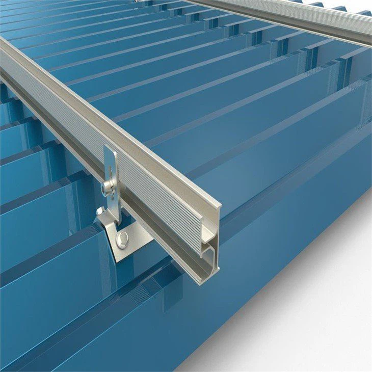 T solar clamps for solar metal rooftop