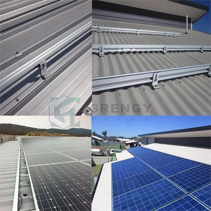 Aluminum Solar Roof Bracket L Feet