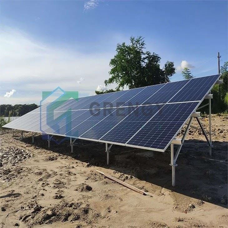 Aluminum Solar Mounting Ground Pv Module Support Racking / Structure