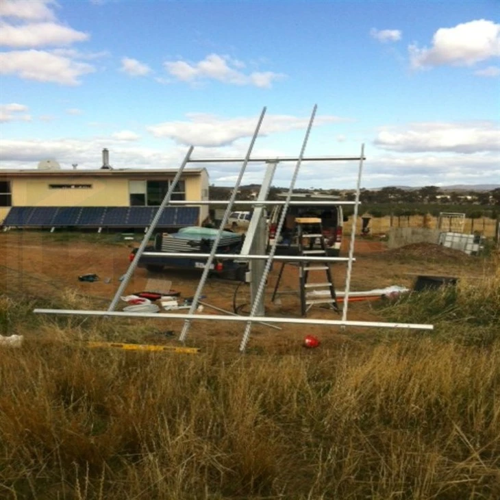 ground mounted solar panels installation