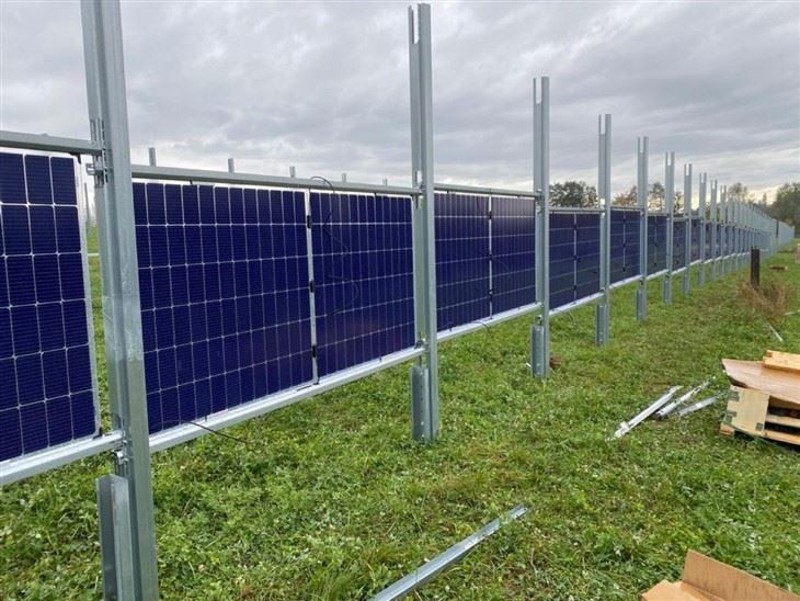Solar panels Ground mounting structure  (5)