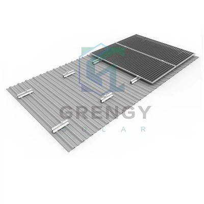 Фотоелектричні стелажі з легкого металевого даху