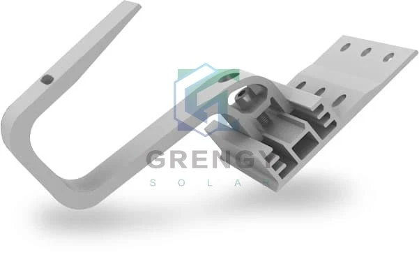 Solid Adjustable Tile Roof Hook Aluminium